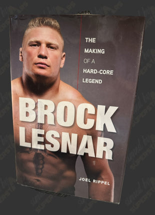 Brock Lesnar signed The Making of a Hard-core Legend Book