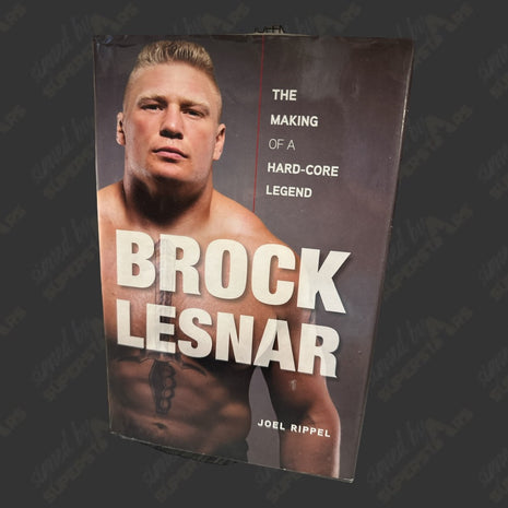 Brock Lesnar signed The Making of a Hard-core Legend Book