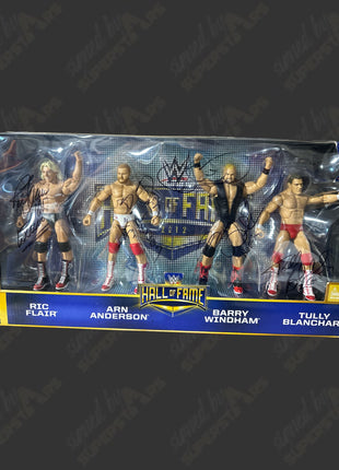 Four Horseman multi signed WWE Hall of Fame Action Figure Pack (w/ JSA)