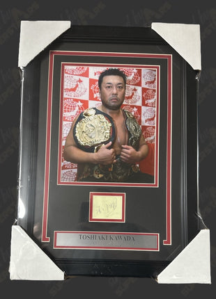 Toshiaki Kawada signed Framed Plaque
