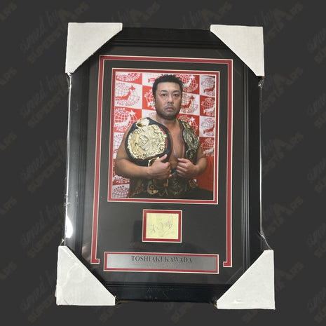 Toshiaki Kawada signed Framed Plaque