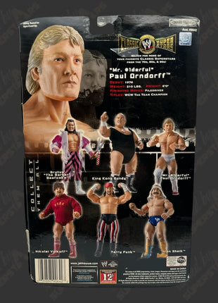 Paul Orndorff signed WWE Jakks Classic Superstars Action Figure