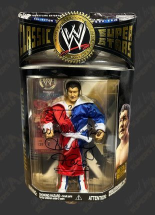 Harley Race signed WWE Classic Superstars Action Figure