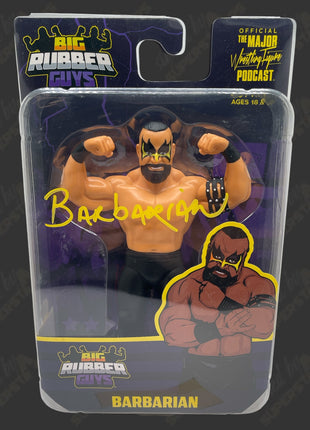 Barbarian signed Big Rubber Guys Action Figure (w/ JSA)