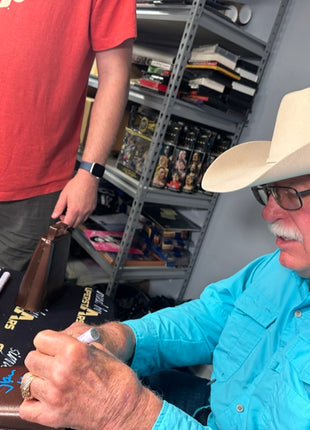 Stan Hansen signed Metal Cowbell