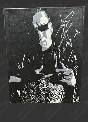 Masahiro Chono signed 11x14 Hand Painted Canvas Art