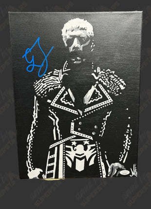 Cody Rhodes signed 12x16 Hand Painted Canvas Art (w/ JSA)