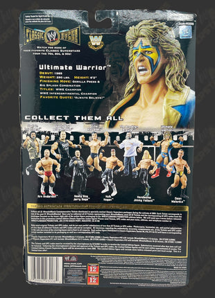 Ultimate Warrior signed WWE Jakks Classic Superstars Action Figure (w/ PSA)