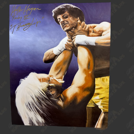 Hulk Hogan signed 16x20 Photo (Painting)