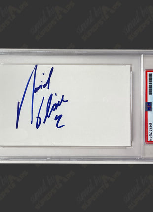 David Flair signed Index Card (w/ PSA)