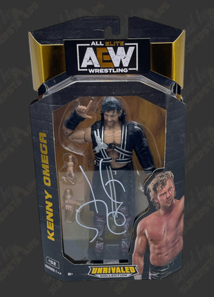 Kenny Omega signed AEW Unrivaled Series 1 V.2 Action Figure (w/ JSA)