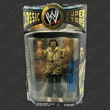 Captain Lou Albano signed WWE Jakks Classic Superstars Action Figure