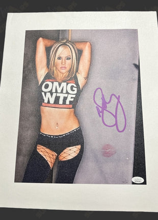 Velvet Sky signed & kissed 16x20 Canvas (w/ JSA)