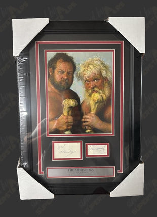 The Moondogs - Spot & Rex dual signed Framed Plaque