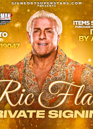 Reserve Autograph - Ric Flair Private Signing (April 2026)