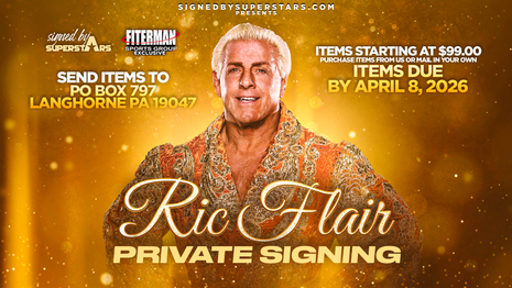 Reserve Autograph - Ric Flair Private Signing (April 2026)