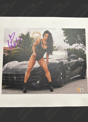 Kaitlyn signed 16x20 Canvas (w/ Beckett)