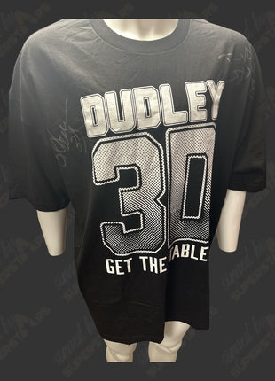 Dudley Boys dual signed WWE TShirt - Size: 3XL (w/ WWE COA)