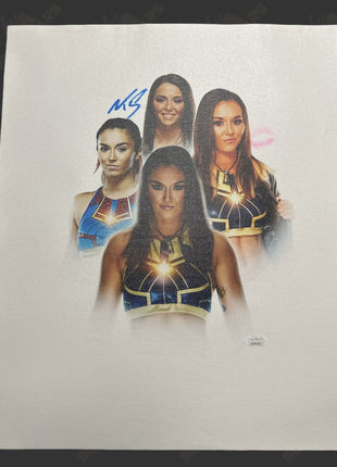 Tegan Nox signed & kissed 16x20 Canvas (w/ JSA)