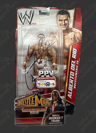 Alberto Del Rio signed WWE WrestleMania Action Figure