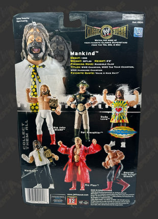 Mankind signed WWE Jakks Classic Superstars Action Figure