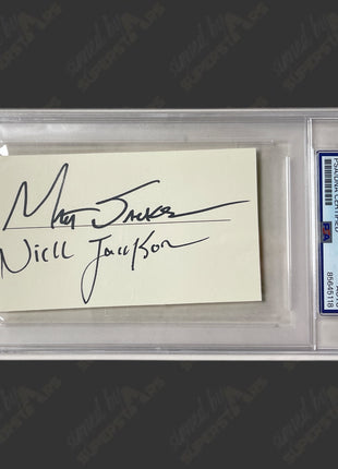 Young Bucks - Nick Jackson & Matt Jackson dual signed Cut (w/ PSA)