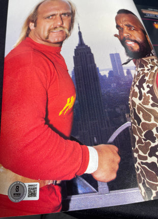 Programa original del evento WWF Wrestlemania 1 con múltiples firmas (¡9 firmas!)