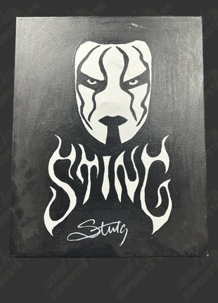 Sting signed 16x20 Hand Painted Canvas Art