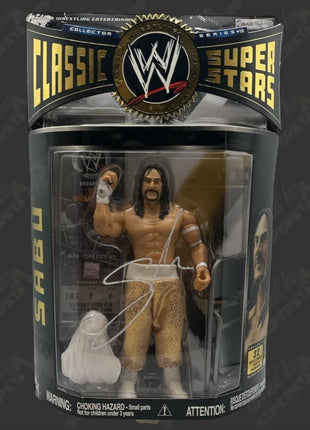 Sabu signed WWE Jakks Classic Superstars Action Figure