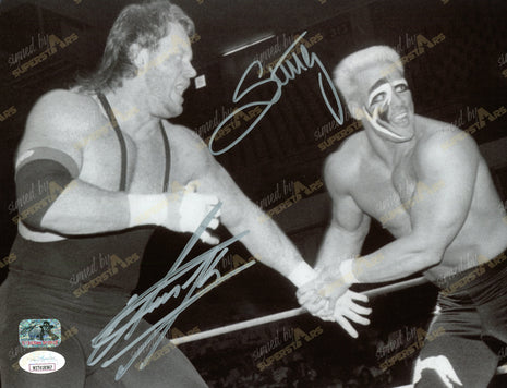 Undertaker & Sting dual signed 8x10 Photo (w/ JSA)