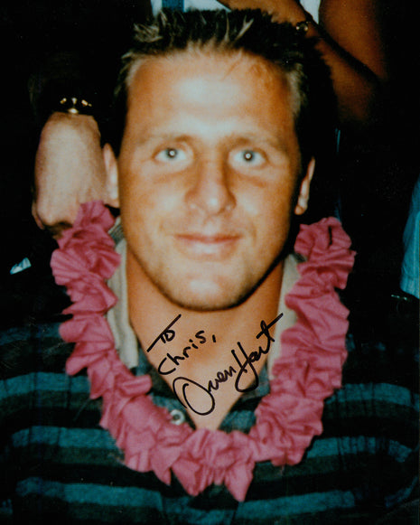 Owen Hart signed 8x10 Photo (w/ Beckett)