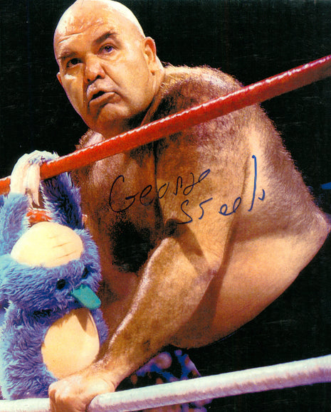 George Steele signed 8x10 Photo