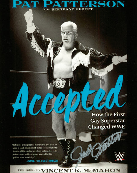 Pat Patterson signed 8x10 Photo