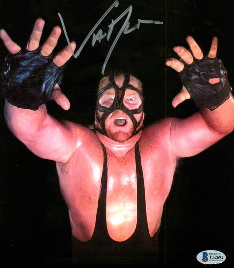 Vader signed 8x10 Photo (w/ Beckett)