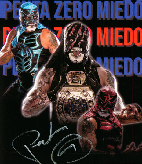 Penta Zero Miedo signé 8x10 Photo