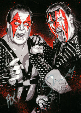Demolition - Ax and Smash dual signed 8x10 Photo