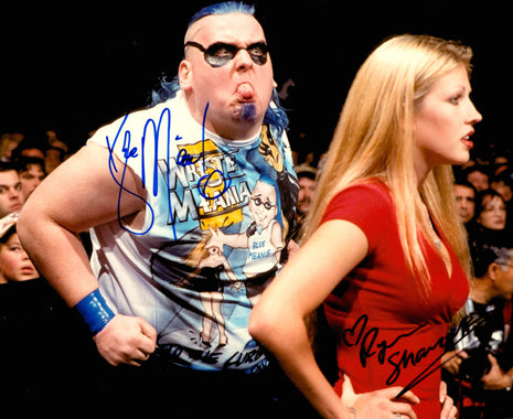 Blue Meanie & Ryan Shamrock dual signed 8x10 Photo