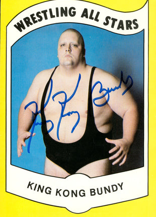 King Kong Bundy signed Photo (w/ JSA)