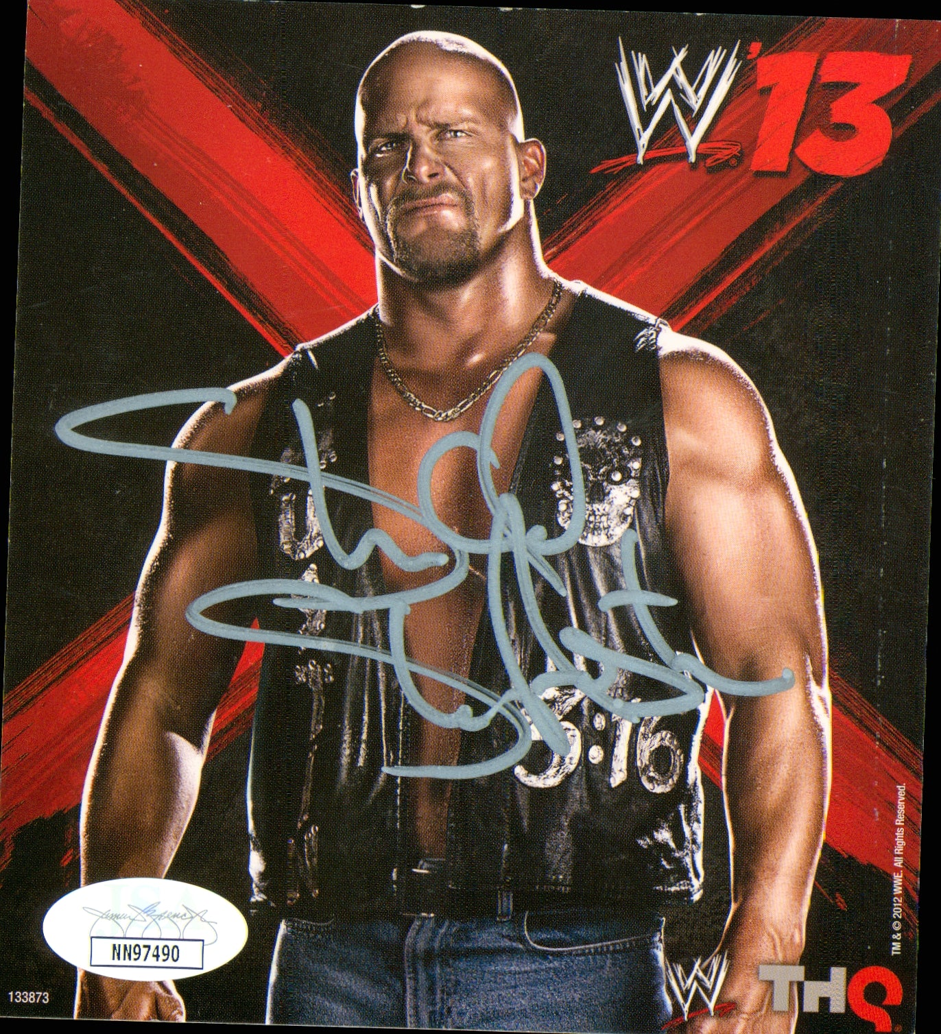 Stone Cold Steve Austin signed Video Game Insert (w/ JSA) – Signed By ...
