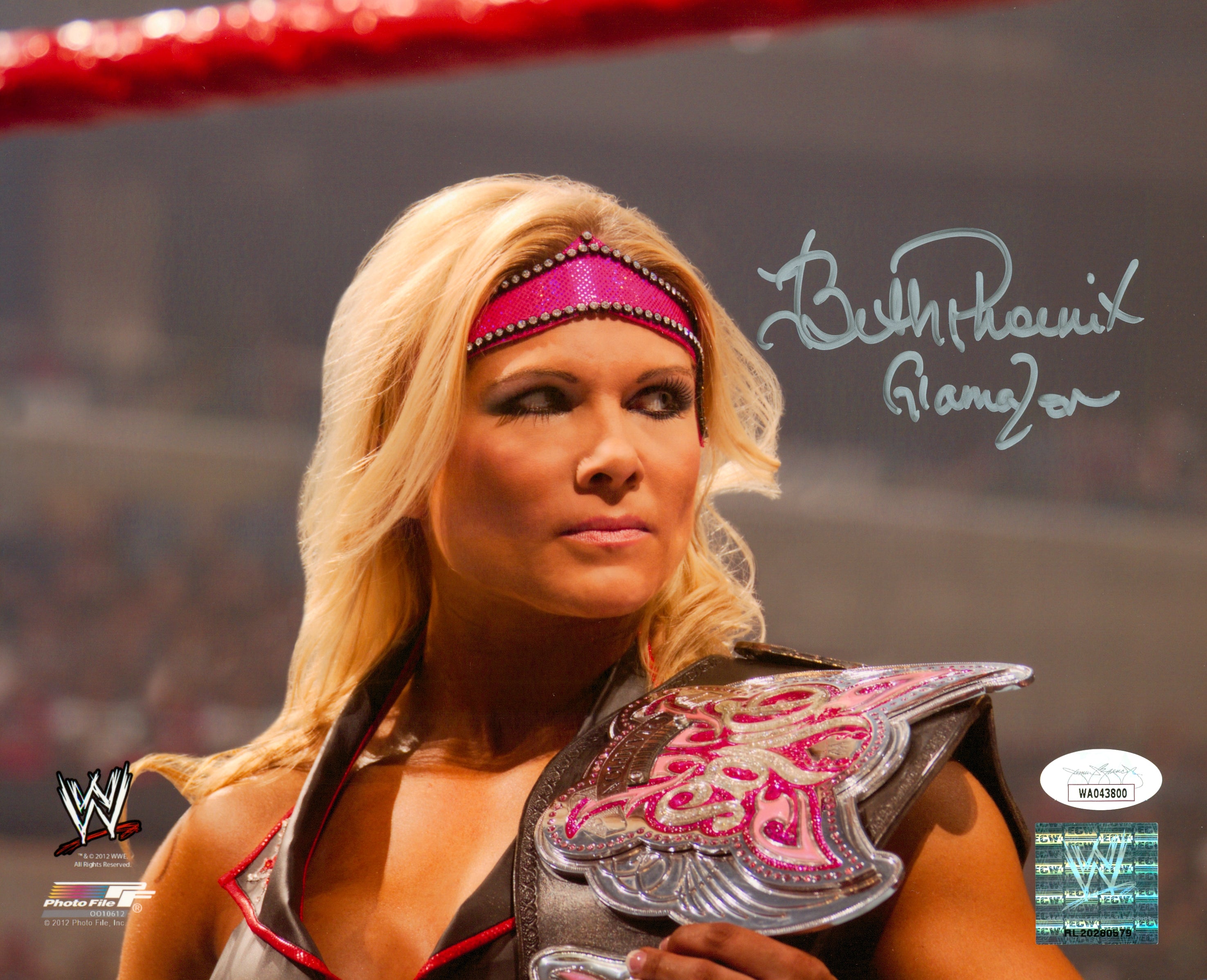 Beth Phoenix signed 8x10 Photo (w/ JSA) – Signed By Superstars