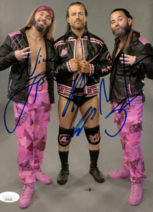Young Bucks & Adam Cole triple signed 8x10 Photo (w/ JSA)