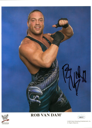 Rob Van Dam signed 8x10 Photo (w/ JSA)