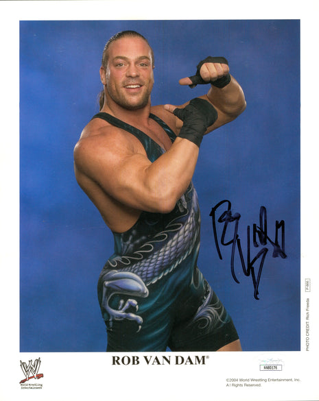 Rob Van Dam signed 8x10 Photo (w/ JSA)