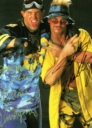 Brian Christopher y Scotty 2 Hotty doble firmada foto 8x10