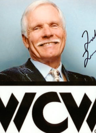 Ted Turner signed 8x10 Photo (w/ Beckett)