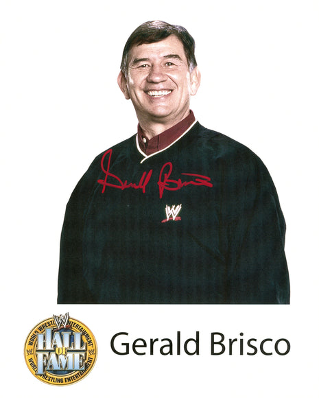 Gerald Brisco signed 8x10 Photo