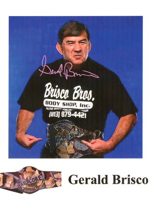 Gerald Brisco signed 8x10 Photo