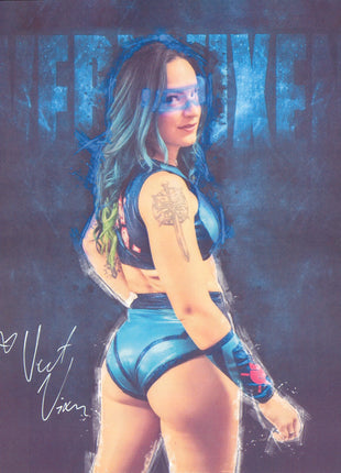 Vert Vixen signed 8x10 Photo