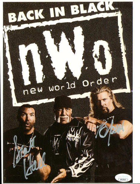 Scott Hall & Kevin Nash dual signed 8x10 Photo (w/ JSA)