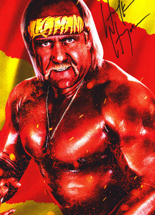 Hulk Hogan signed 11x17 Photo